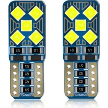 PINUKS Ampul Mını T10 LED 10 Smd 3030 LED 12V-24V Beyaz   ( 002225 ) Takım  PİNUKS-TC24-221224