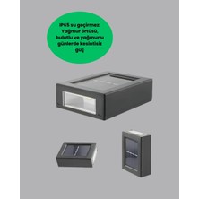 Uslucan Alışveriş Şeffaf Abajurlu Duvar Tipi Solar Işık