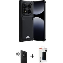 BUTİMAR'S Redmi Note 14 Pro 4g Vadi Çizgi Prime - Şeffaf Hayalet Polymer Nano Ekran Koruyucu + Gümüş Pvd Metal Kamera Lens