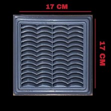 Havalandırmalı, Ayarlanabilir, Kare, Plastik Baca Deliği Kapağı Menfez