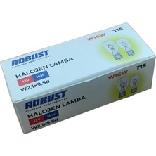 PINUKS 12V W16W T15 Büyük Dipsiz Ampul W2,1x9,5d Adet  PİNUKS-RHL2019
