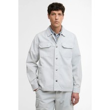Barbour Draftmen Cotton Slub Dış Gömlek BU21 Blue Haze