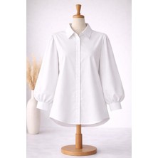 Nirva Butik Balon Kol Gömlek