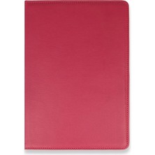 Aydogan's Samsung Galaxy X200 Tab A8 10.5 Kılıf 360 Tablet Deri Kılıf - Pembe