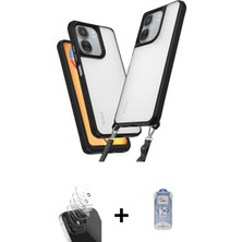 Cepte Toptan Redmi 13C Ufuk Klasik - Siyah Joko Magic 5d Cam + Şeffaf Kamera Lens Koruma Cam