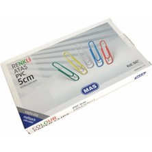 Multipack Renkli Dev Ataş Pvc Kaplı 5cm 4 Paket 25 Adet