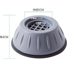 Eco Lounge Çamaşır Makinesi Titreşim Engelleyici Stoper Gri 4 Lü Set