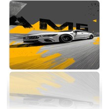 Urzuva Amg Storm Gaming Oyuncu Xxl Mouse Pad Kaydırmaz Dikişli Mousepad 40X30 3mm Dikişli Model