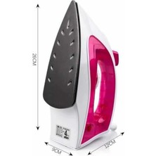 Buharlı Ütü 2200 Watt Seramik Tabanlı Taşınabilir Kablolu Ütü