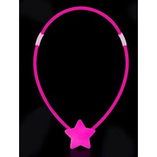 Karanlıkta Yanan Glow Stick Yıldız Kolye - 6 Adet