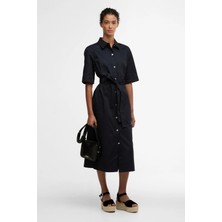 Barbour Sloane Midi Elbise NY99 Dark Navy