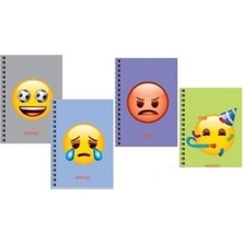 Kitabevimden Keskin Color Bloknot Emoji Metalize 80 Yp A6 140400-87