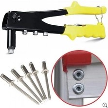 Kalınlık Tek Yönlü El Perçin Tabancası 40 Yedekli ve 4 Çeşit Perçim