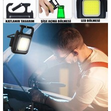 LED Işıklı Flash Özellikli 4 Modlu  Anahtarlık El Feneri ARLSTRTCH-CERC3256