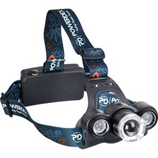 Aydogan's 10 W Şarjlı Metal Yağmur Suyu Geçirmez Kafa Lambası - Feneri