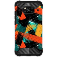 Egstech Xiaomi Poco X3 Pro - X3 Nfc Kılıf Desenli Antishock Crash Kapak - Paint Mallow