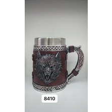 Store Mania Ieg™ Büyük Boy Kurt Motifli Çelik Kupa Bardak Kod 8410