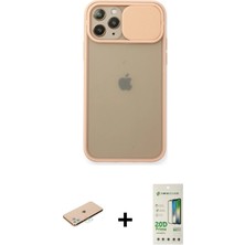 BUTİMAR'S iPhone 11 Pro Vadi Çizgi - Siyah 20D Premium Cam Ekran Koruyucu + Mavi Renkli Kamera Lens Koruma Cam