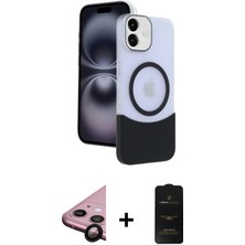 iPhone 11 Kozmos Form Özel Seri - Siyah 6d Antistatik Mat Seramik Hayalet Nano Ekran Koruyucu + Siyah Raze Metal Kamera Lens