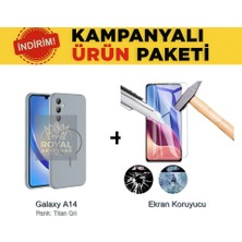 Techno Guru Samsung Galaxy A14 Magsafe Kılıf ve Ekran Koruyucu Içerikli Ekonomik Paket