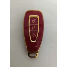 Gma Keys Ford Fiesta Kuga Mondeo Focus Bmax Cmax Smax Kuga Nano Anahtar Kılıfı Kırmızı Gold Altın Renk