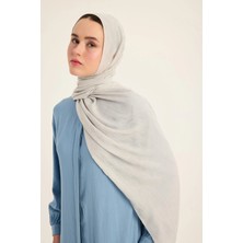 Maisa Remz Ipek Pamuk Tensel Şal 70*190 cm - Açık Gri