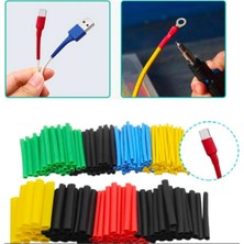 Bowie Isı ile Daralan Kablo Tamir Makaronu 530 Adet 8 Boy Kablo Tamiri Yalıtımı Için Makaron Seti