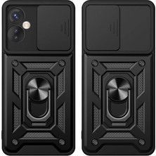 Aydogan's Infinix Hot 30 4g Kılıf Pars Lens Yüzüklü Silikon - Yeşil