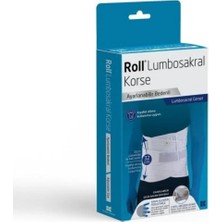 Roll Lumbosakral Çelik Balen Destekli Korse ( Ayarlanabilir Bedenli )