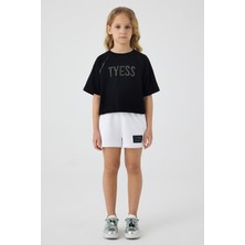 Tyess Bg Store Kız Çocuk Siyah Tshirt