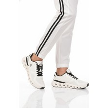 Mc Jamper Beyaz Siyah Fileli Hafif Esnek Erkek Spor Ayakkabı 5006 M