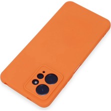 Aydogan's Xiaomi Redmi Note 12 4g Kılıf Nano Içi Kadife Silikon - Turuncu