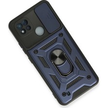 Aydogan's Realme C11 2021 Kılıf Pars Lens Yüzüklü Silikon - Lacivert