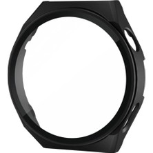 Twin Store Watch Gt2 46MM Dota Camlı Kasa Ekran Koruyucu - Siyah