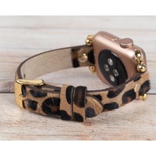 Apple Watch Uyumlu Deri Kordon 38-40-41MM Gt LEO1N