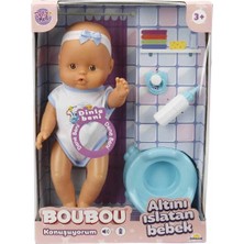 2030121 Sunman, Boubou Altını Islatan ve Konuşan Bebek Seti 30 cm