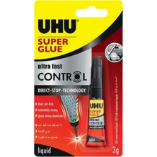 Super Glue Ultra Hızlı Japon Yapıştırıcı (UHU40755)