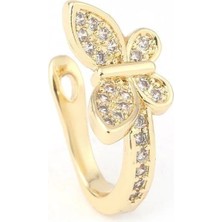 The Originals Vip Gold Renk Kelebek Model Earcuff Kıkırdak Küpe