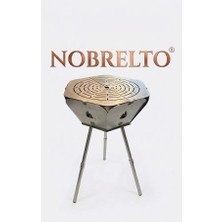 Nobrelto Pro-Kamp Ateş Seti - Teleskopik Ayarlı Lazer Kesim Figürlü Ateş Çukuru ve Barbekü