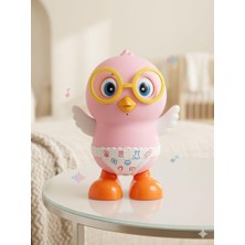 Farbu Oyuncak Pilli Işıklı Müzikli Dans Eden Pembe Civciv - Interaktif Bebek Oyuncağı
