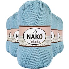 MiraLive 5 Adet Pırlanta Amigurumi El Örgü Ipi Yünü Azur 10482