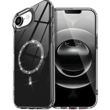 Aydogan's Iphone 16E Live Diamond Magsafe Kapak - Siyah