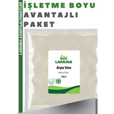 Laraska Arpa Unu 5kg Taş Değirmen Barley Flour Düşük Glisemik Indeksli Yüksek Lifli Doypack Kilitli Paket