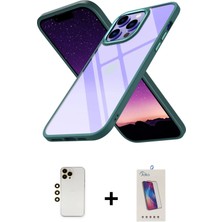 Cepte Toptan iPhone 13 Pro Max Nova Işık Serisi - Siyah Joko 5d Cam + Gold Shine Kamera Lens