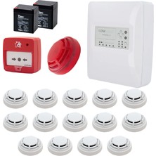 Dmtech FP9000L-2-14 Konvansiyonel Sistem Yangın Alarm Seti 14 Lü