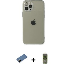 BUTİMAR'S iPhone 12 Pro Max Ahenk Doku - Siyah Joko Magic 5d Hayalet Cam + Gold Shine Kamera Lens Koruma Cam