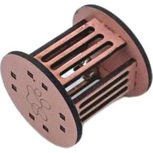 Mini Silindir Eğlenceli Renkli Sağlam Küçük Pati Izi Şekilli Kedi Oyuncağı