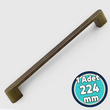 Nzb 224 mm Antik Sarı Metal Kulp Mutfak Mobilya Çekmece Mutfak Dolap Dolabı Kulpları Kapak Kulbu