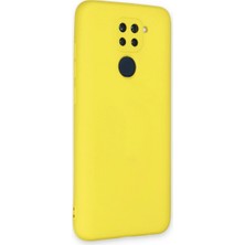 Aydogan's Xiaomi Redmi Note 9 Kılıf Nano Içi Kadife Silikon - Sarı