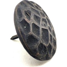 Aydogan's Antika Tarz Dekoratif Pirinç Desenli Kabara No4 - 35 Mm, Oksit